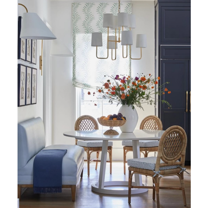 Louis XVI Trellis Rattan Dining Chair | Memoire Design | Memoire