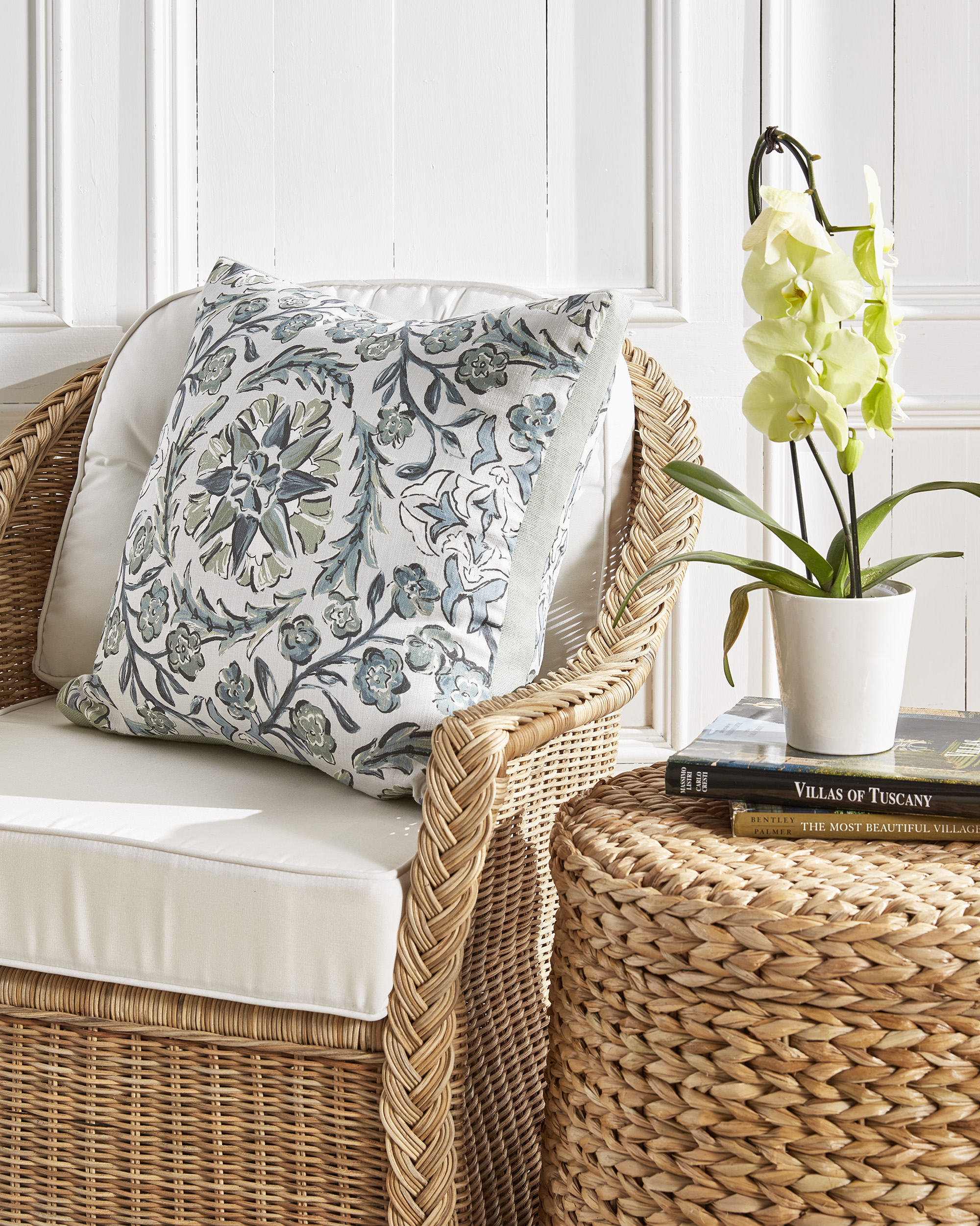 Memoire Design woven rattan furniture featured in The Memoire Journal