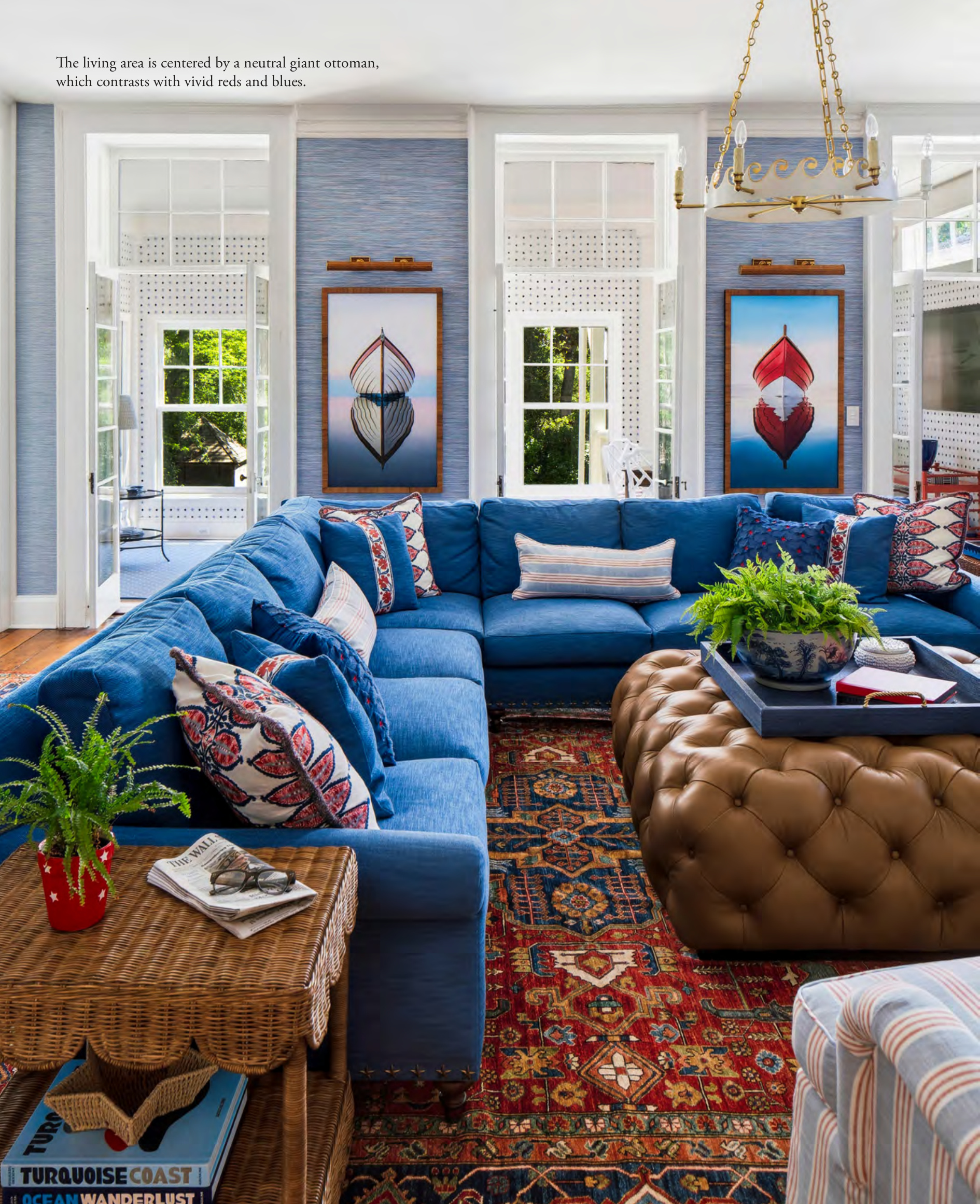 Annapolis Home Magazine | Memoire Design by Mainly Baskets Home | Coco Side Table