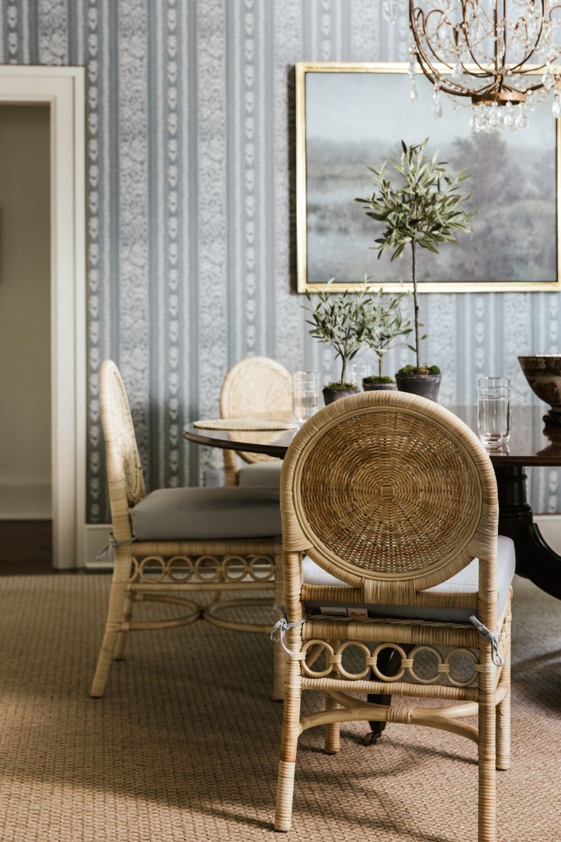Somerset Dining Chairs styled in a layered interior
